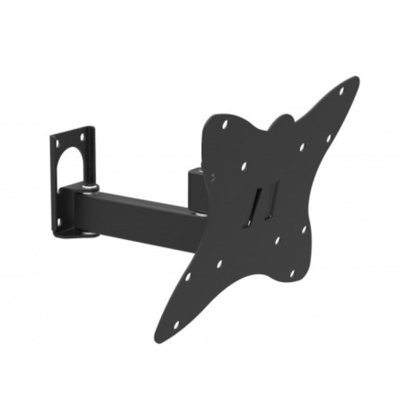 LE’SER LST-201.4 bracket for TV, inclined-horned, 10-55 ", 95-236 mm from the wall, black