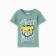 T -shirt for a boy, color sage, height 92 cm