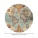 Tables on the table “Renaissance map”, round, oxford, elastic band, size 120x120 cm, diameter 75-100 cm