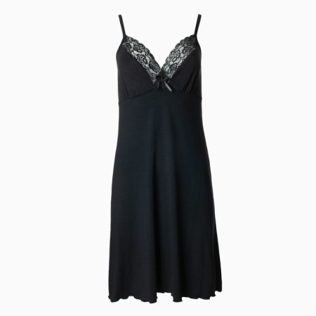 Night shirt female "feeling", black color, size 44-8