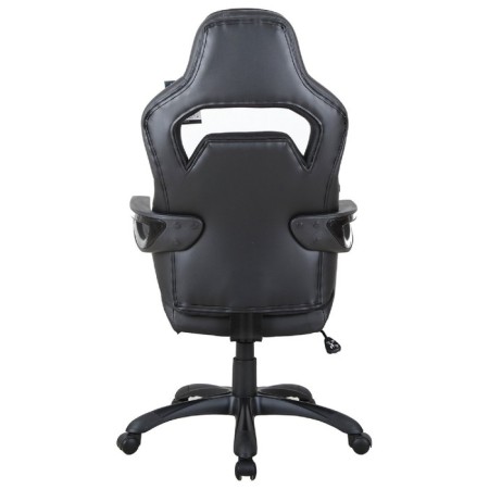 Playing armchair Brabix "Nitro GM-001", fabric, eco-leather, black-4