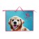 Folder for drawings and drawings A3, 470 x 345 mm, with handles, plastic/textiles, lightning from above, pr 3 -20 "Fluffy friend" 72693
