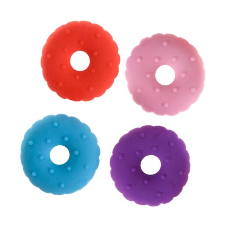 A set of curly erasers "Yummy", 4 pieces, mix-10