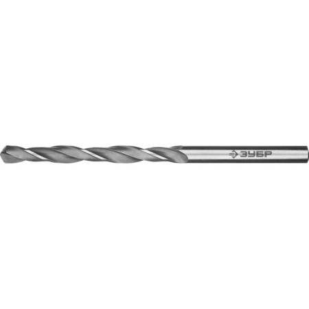 Zubr metal drill, steel p6M5, cylindrical shank, 5.5 x 93 mm, class in