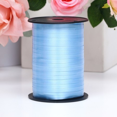 Tape for decor and gifts, blue, 0.5 cm x 250 m