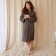 Waffel Women's Huard Lengated Ethel "BOHO" size 54-56, color light gray, 100% cotton, 290 g/m2