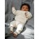 Pants knitted children's amababy pure love comfy, height 98, milk color
