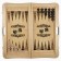 Backgammon "wolf" wooden board 60 x 60 cm, with a field for playing checkers