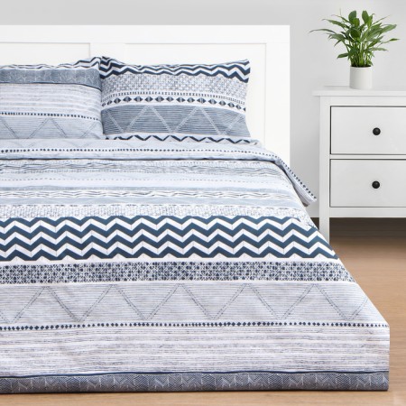 Bed linen Ethel ethnos 200x215 cm, 225x240 cm, 50x70 ± 3 cm - 2 pcs, Novosatin