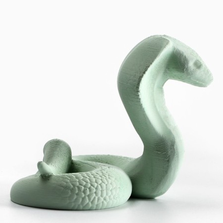 New Year's phone stand "Cobra", for the New Year, Green, 8.5 x 7.5 cm-3