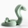 New Year's phone stand "Cobra", for the New Year, Green, 8.5 x 7.5 cm