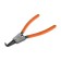 Harden 560510 locking rings puller, external, curved lips, 215 mm