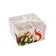 Capcake box, confectionery packaging, 4 cells “March 8”, 16 x 16 x 10 cm