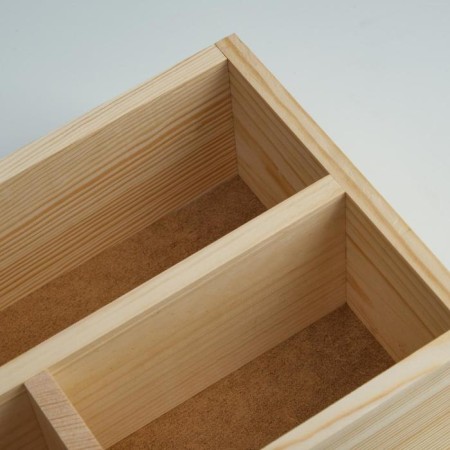 Wooden box 34.5 × 20.5 × 10 cm Gift dresser, natural-3