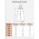 Baby pants insulated, height 122 cm, dark blue color