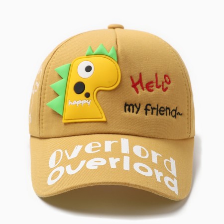 Children's cap "Dino" minku yellow color, rr 52-54-1