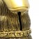 Pigger "Capybara in the cap" black with gold, 22cm