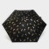 Mechanical female umbrella, 6 knitting needles, black color.