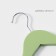 Shoulders - Wooden hangers Ladoom Brillant, 44.5 × 23 × 1.2 cm, 3 pcs, Green color
