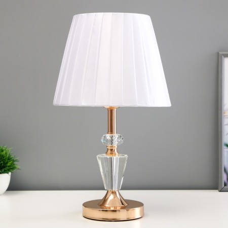 Lesia table lamp E14 40W gold 22x22x40 cm