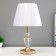 Lesia table lamp E14 40W gold 22x22x40 cm