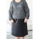 Female dress, size 58, black color