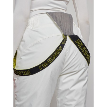 Semi -combinezone ski insulated female winter, size 48, white color-10