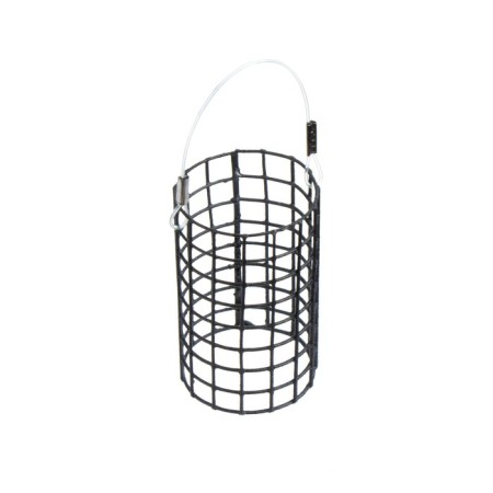 Metallic feeder X-Feeder Me Fastfood M Grid, Matt Black, 10 g, 40 ml
