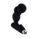 Erotist prostate vibro -stimulator, silicone, 15.7 cm, black color