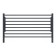 Terminus electric heated towel rail "Horizon" P8, 1000x600 mm, Black Muars