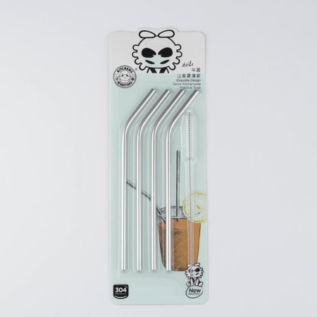 Set of metal tubes Ice, 21.5 cm, with brush-2