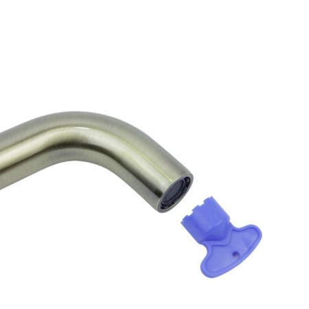 Bronze de Luxe Scandi 14511br shell mixer, built -in, pour 193 mm, bronze-1