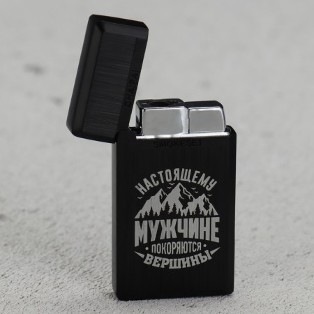 Gas lighter "man", 3.5 x 6.8 cm.-2