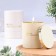 Aromatic candle in a glass "Aroma Collection", 260 g, white nutmeg, in a tube