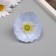 Budon on the leg for decoration "Blue Rudbeckia" 6.5x6.5 cm