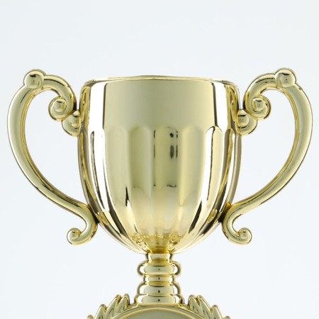 Cup 186, award figure, gold, stand stone, 17 x 9.5 x 5 cm.-4
