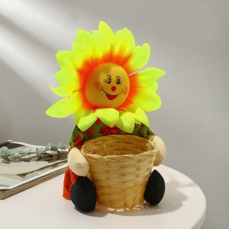 Flower stand, 1 pot, d = 9 cm, h = 11 cm, mix, “sun”, greengo-5