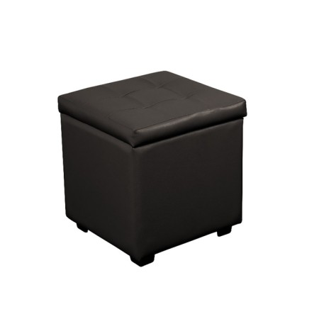 Puff Riga 400x400x430 Black gloss