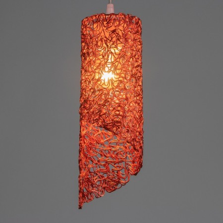 Bayerlux lamp "Scandy" E27 40W red 10x10x32-150 cm-2