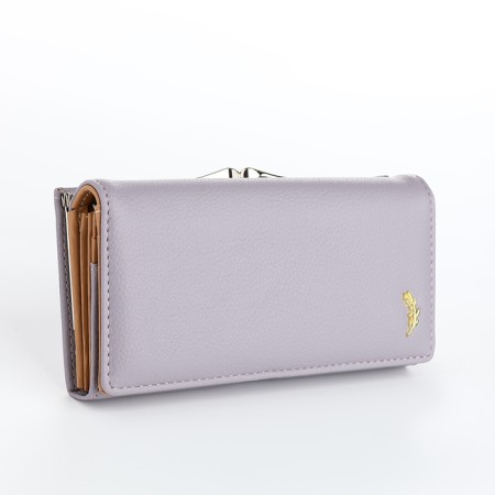 Women's wallet on magnets, lilac color