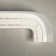 Double -rowing cornice "Ultracompact. Gold sheet ", 260 cm, with a decorative bar 7 cm, white color