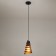 Storm 1x40W lamp E27, black 12.3x12.3x96 cm