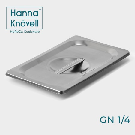 Stainless steel cover to gastro power 1/4, 26.5 × 16.5 cm thick 0.8 mm thick