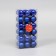 Set of balls plastic D-4 cm, 36 pcs "plain" blue