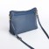 Bag Cross-Bodi with a zipper, blue color