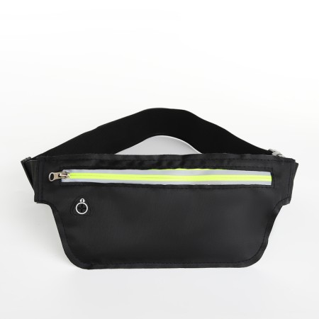 Lightning waist bag, reflective elements, black color-1