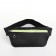 Lightning waist bag, reflective elements, black color