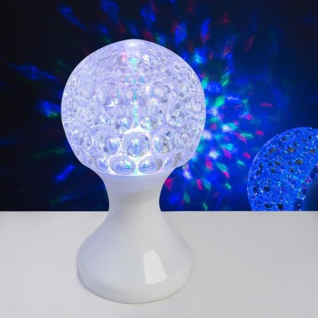Light device "Cup" 10 cm, glow RGB, 220 V, white