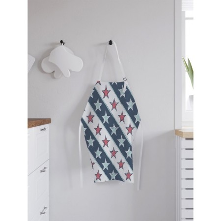 Apron kitchen with a photo print "Stars", adjustable, size OS-1