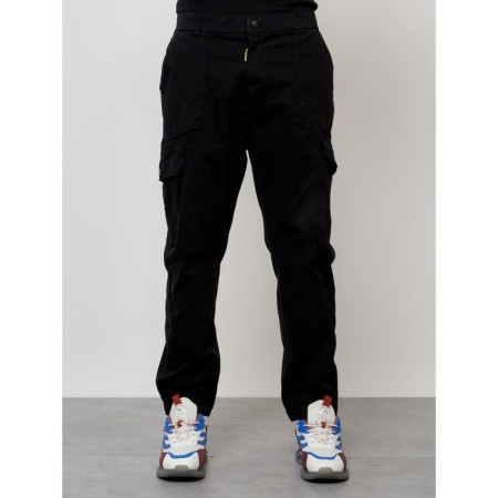 Cargo jeans male, size 50-52, black color-9